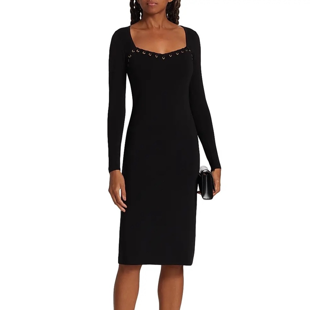 Embellished Black Bodycon Dress from Elie Tahari